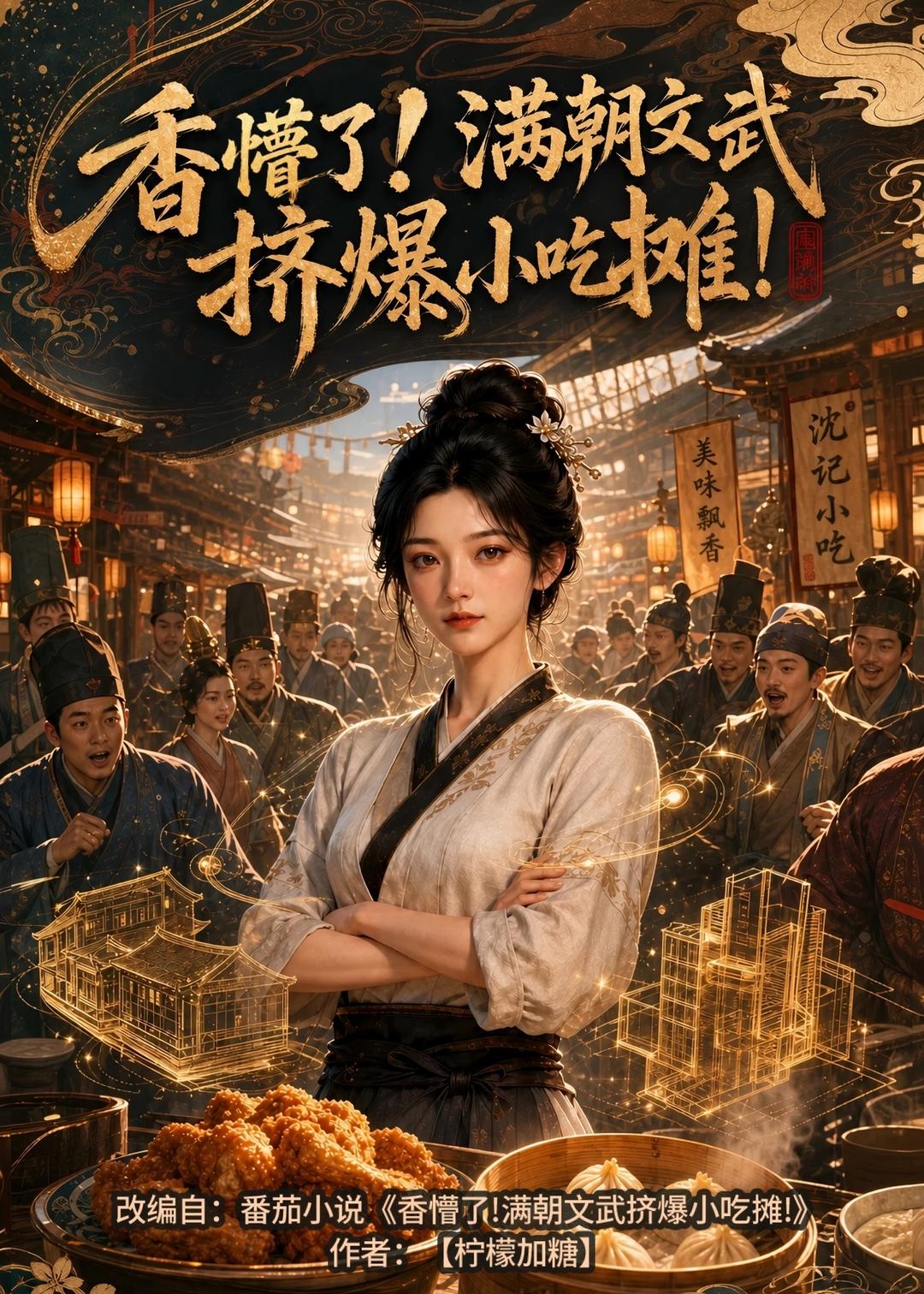 香懵了！满朝文武挤爆小吃摊！